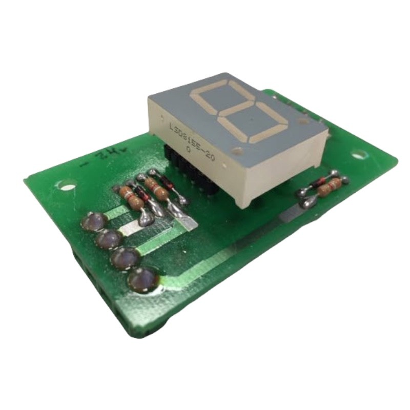 DISPLAY JMT 7 SEGMENTOS 1 DIGITO CODIFICADO 24V C-