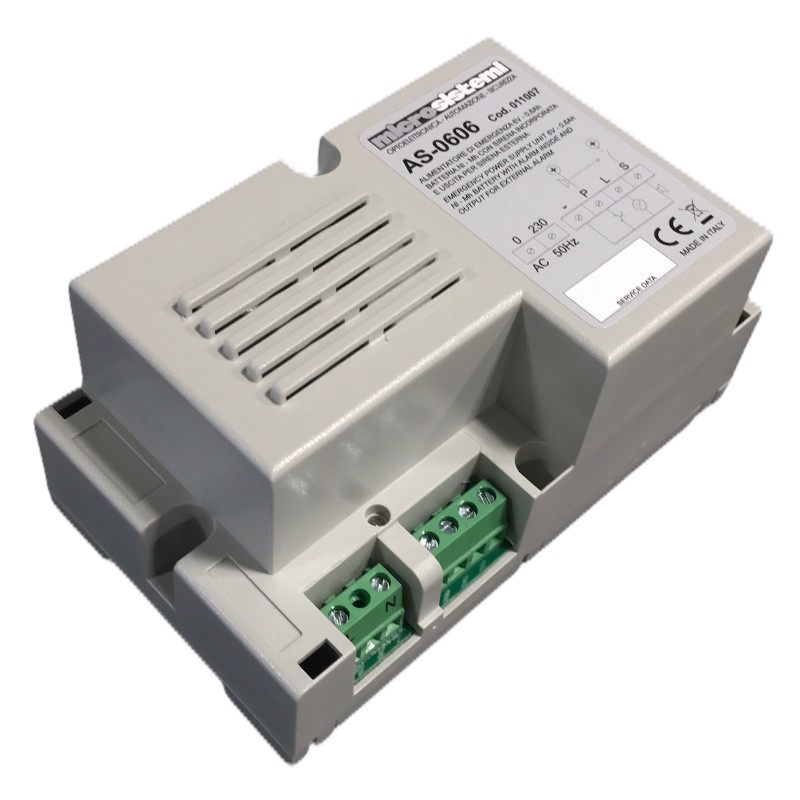 ALARMA FUENTE ALIM.EMERG.6V 0,6AH INT + RELE + OUT