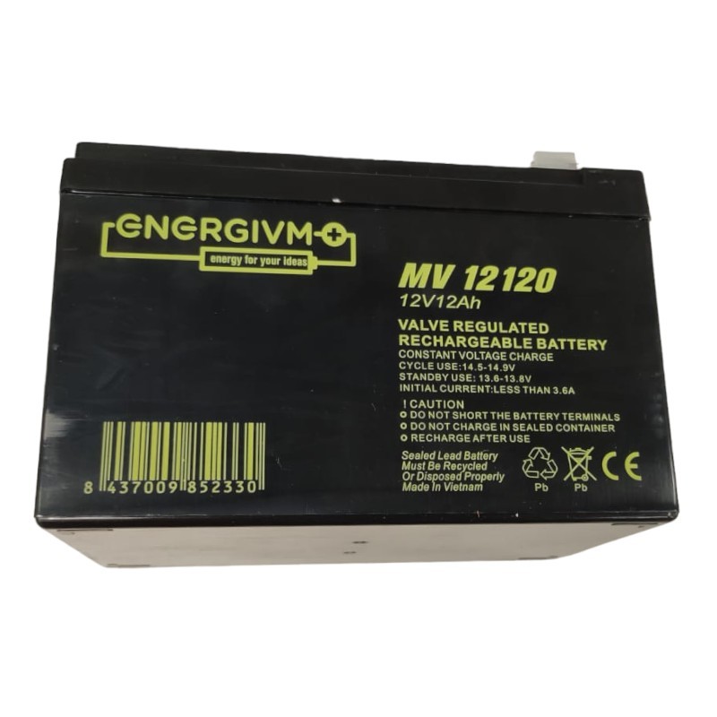 BATERIA 12V 12AH TASA INCLUIDA 150X98X94MM