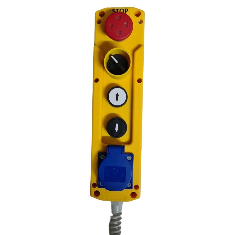BOTONERA DE INSPECCIÓN PORTATIL 4 EL.+ SCHUKO