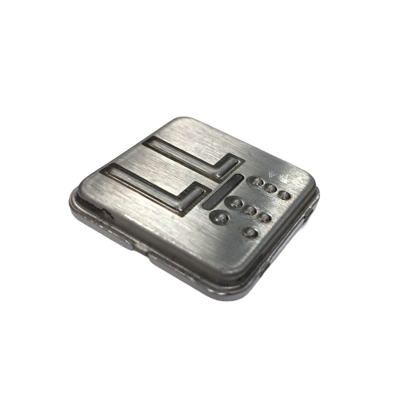 CARATULA SQ BRAILLE INOX CON REGISTRO LL