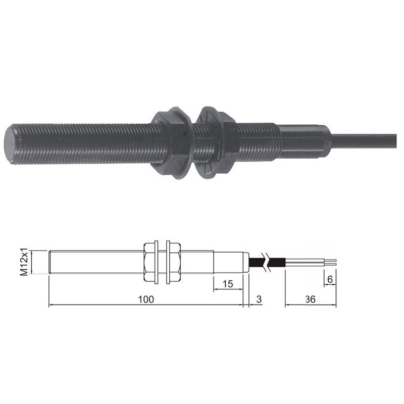 DETECTOR MAGNÉTICO STEM BIESTABLE NEGRO