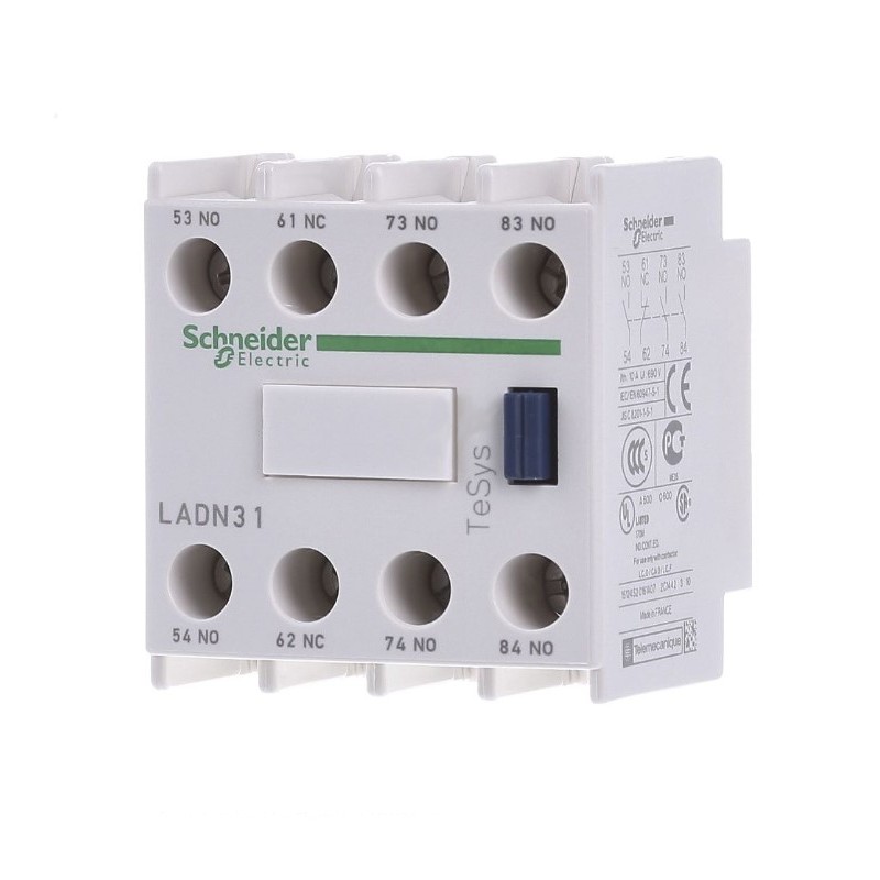 BLOQUE AUX.LADN31, 3 NA+1NC FRONTAL