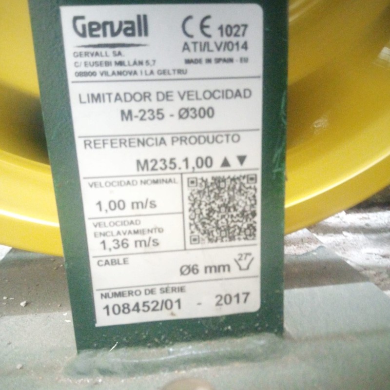 LIM.GERVALL M235 300MM P.SPL R/M S/B 1,00M/S