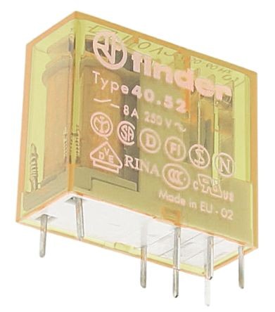 MINI RELE FINDER 2C 8A 110VAC 405281100000