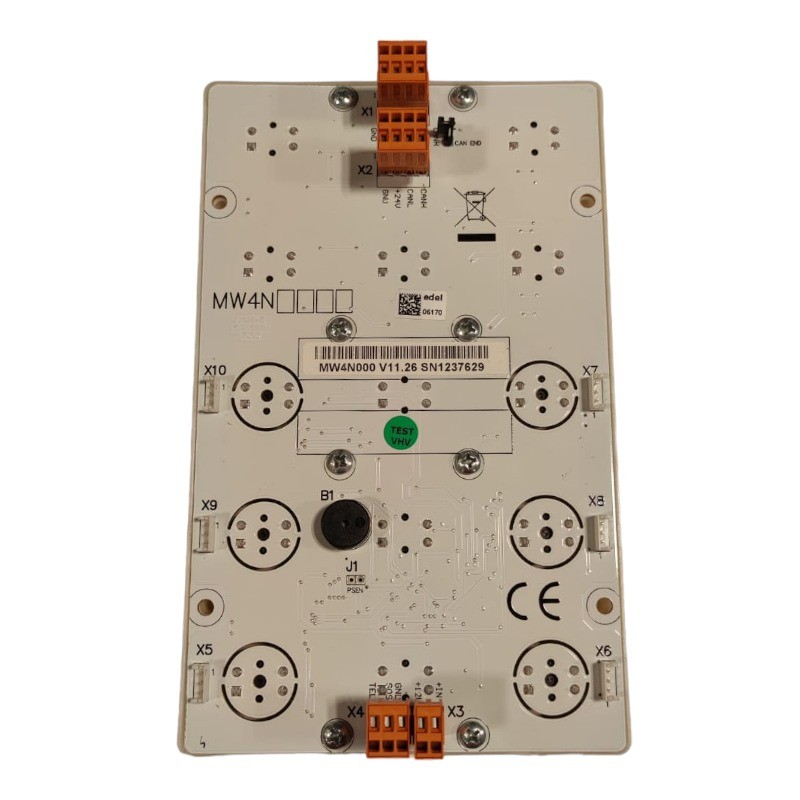 BOTONERA CABINA AUTUR CAN LED ROJO 15 EL.