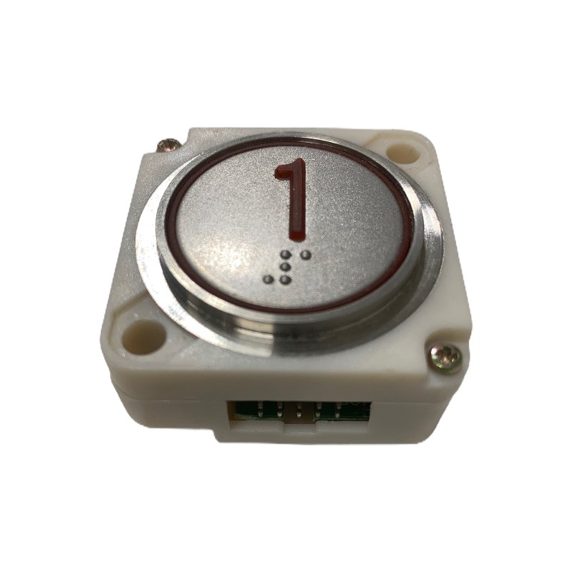 PULSADOR FAIN REDONDO LED ROJO BRAILLE  (1)