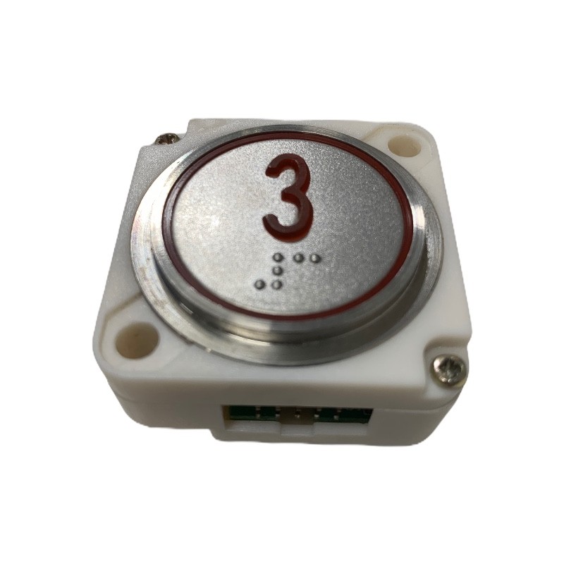 PULSADOR FAIN REDONDO LED ROJO BRAILLE (3)