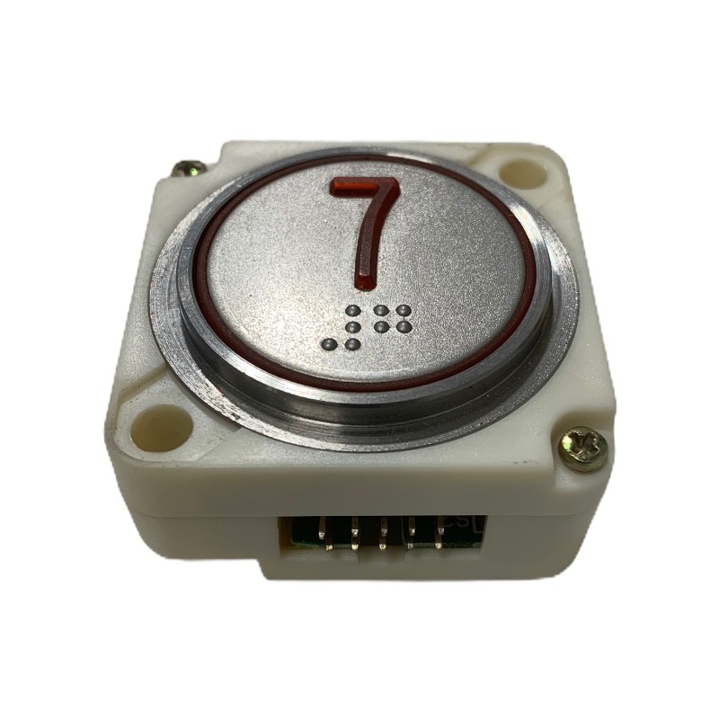 PULSADOR FAIN REDONDO LED ROJO BRAILLE (7)