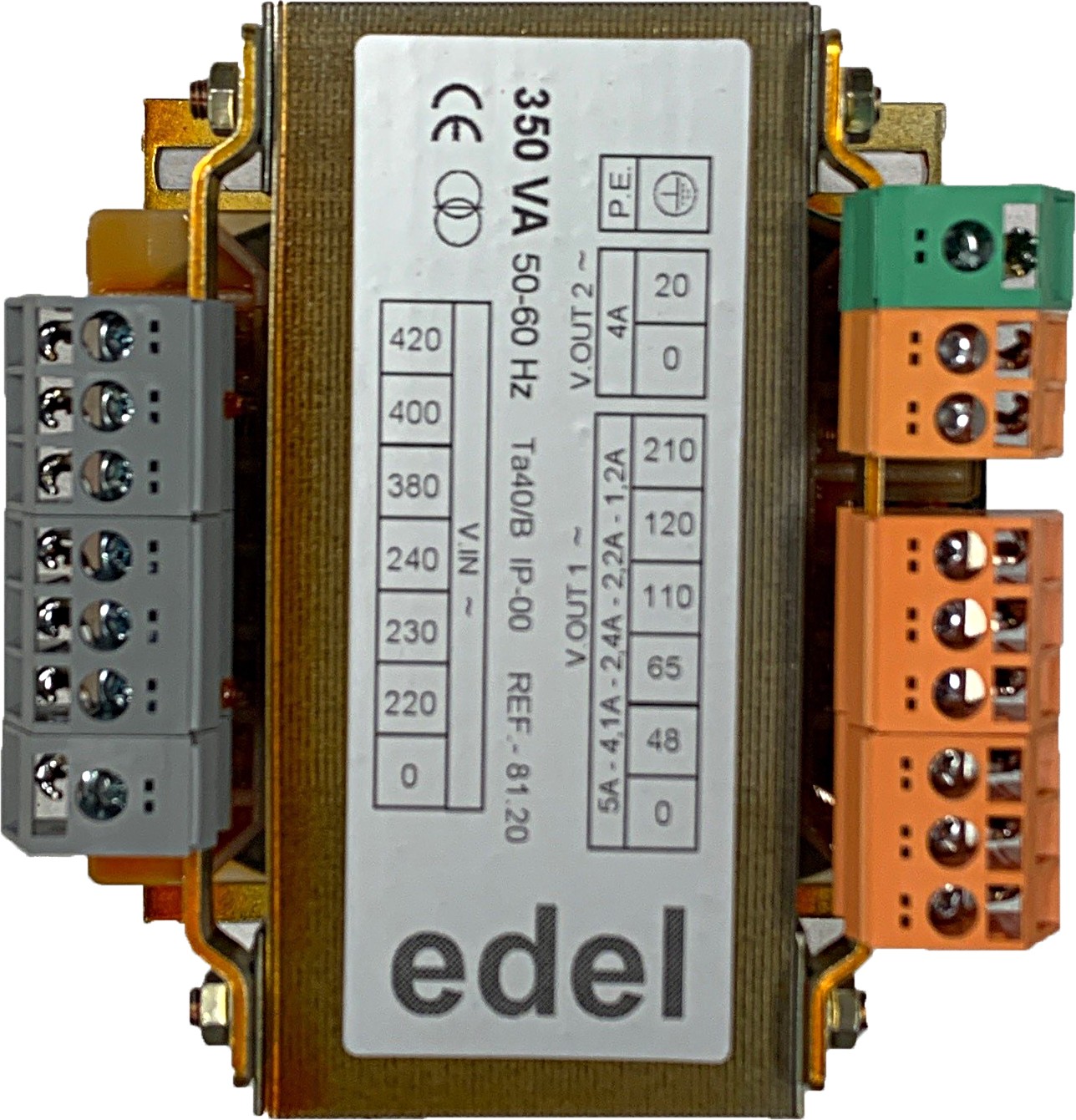 TRANSFORMADOR 350VA MULTITENSIÓN 81.20