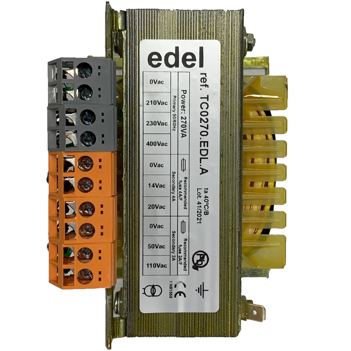 TRANSFORMADOR K3 SEC. 4A - 2A 300VA